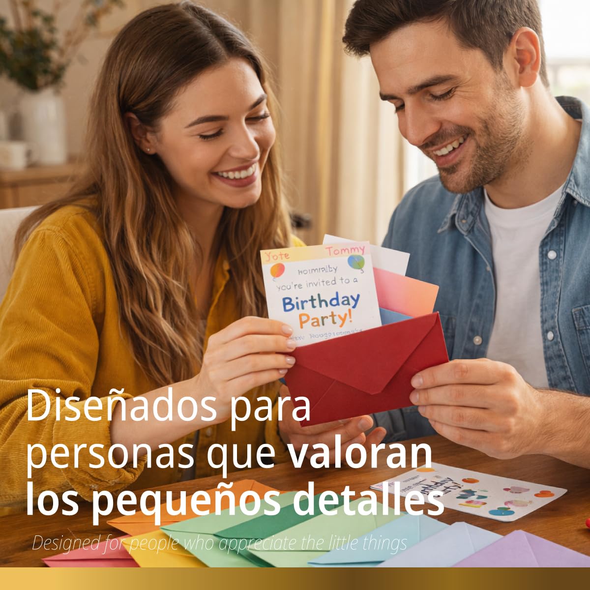 Sobres Papel Pequeños de Colores 75x120mm Azul 30uds