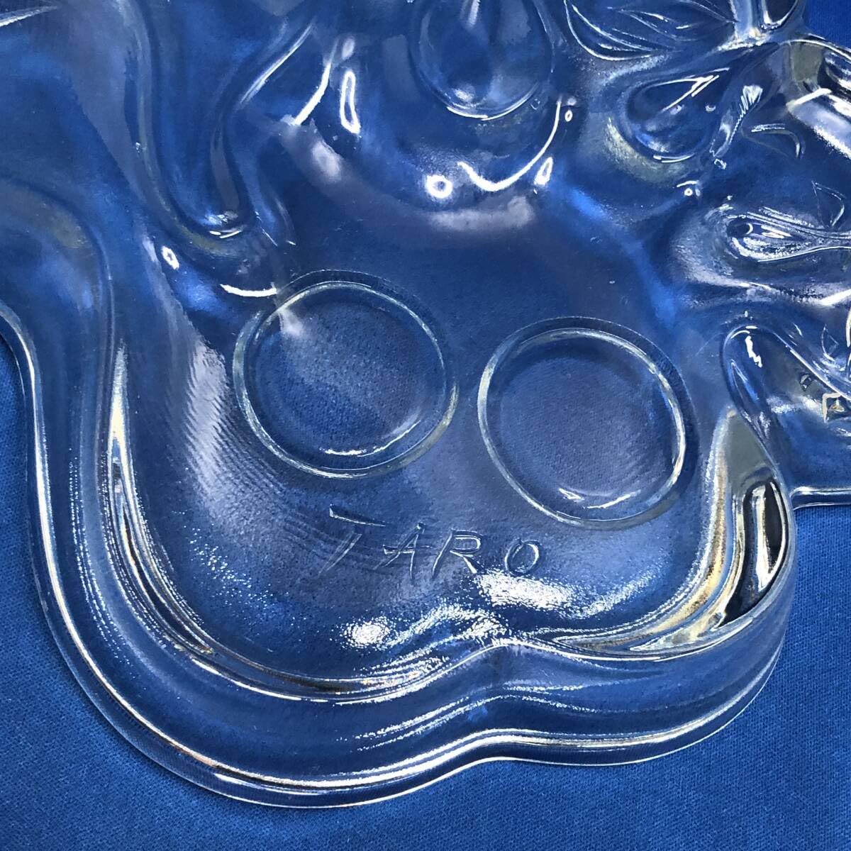 Amazon.co.jp: 岡本太郎 TARO 顔の手皿 ロバートブラウン ガラス