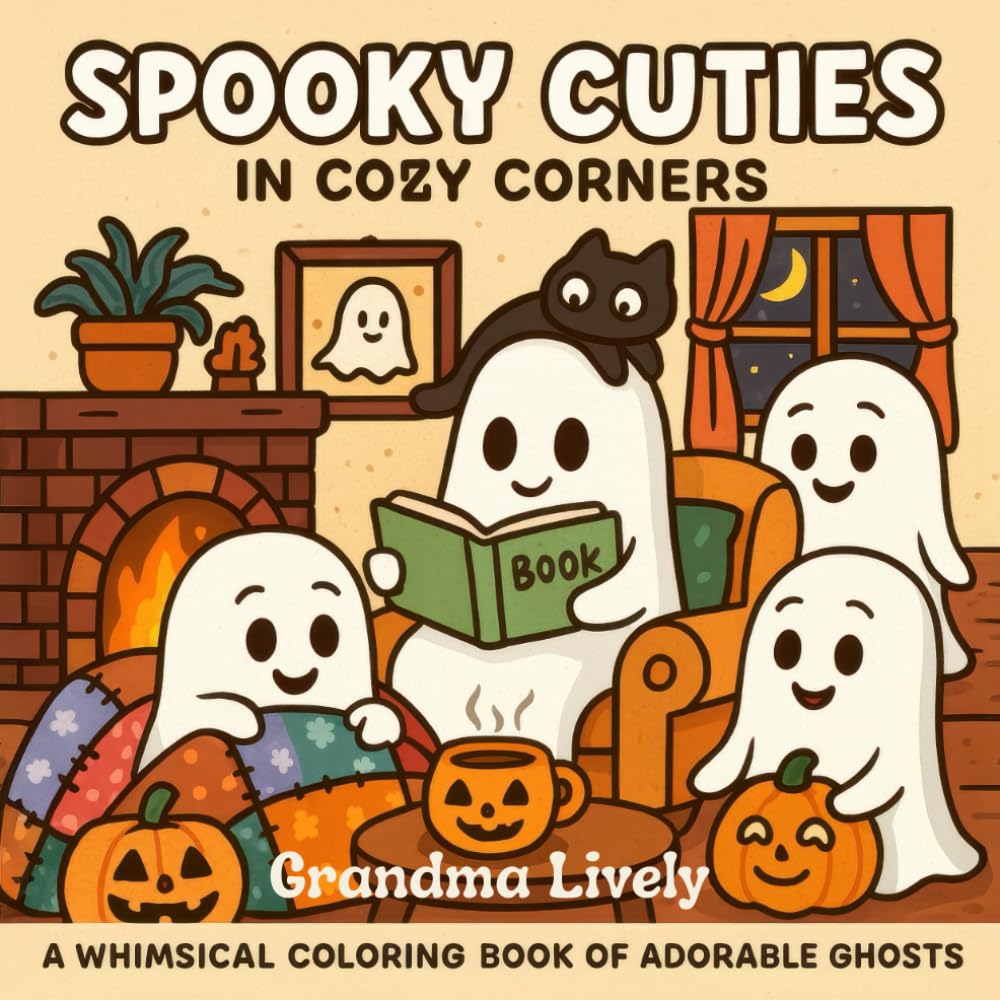 Spooky Cuties Coloring Book