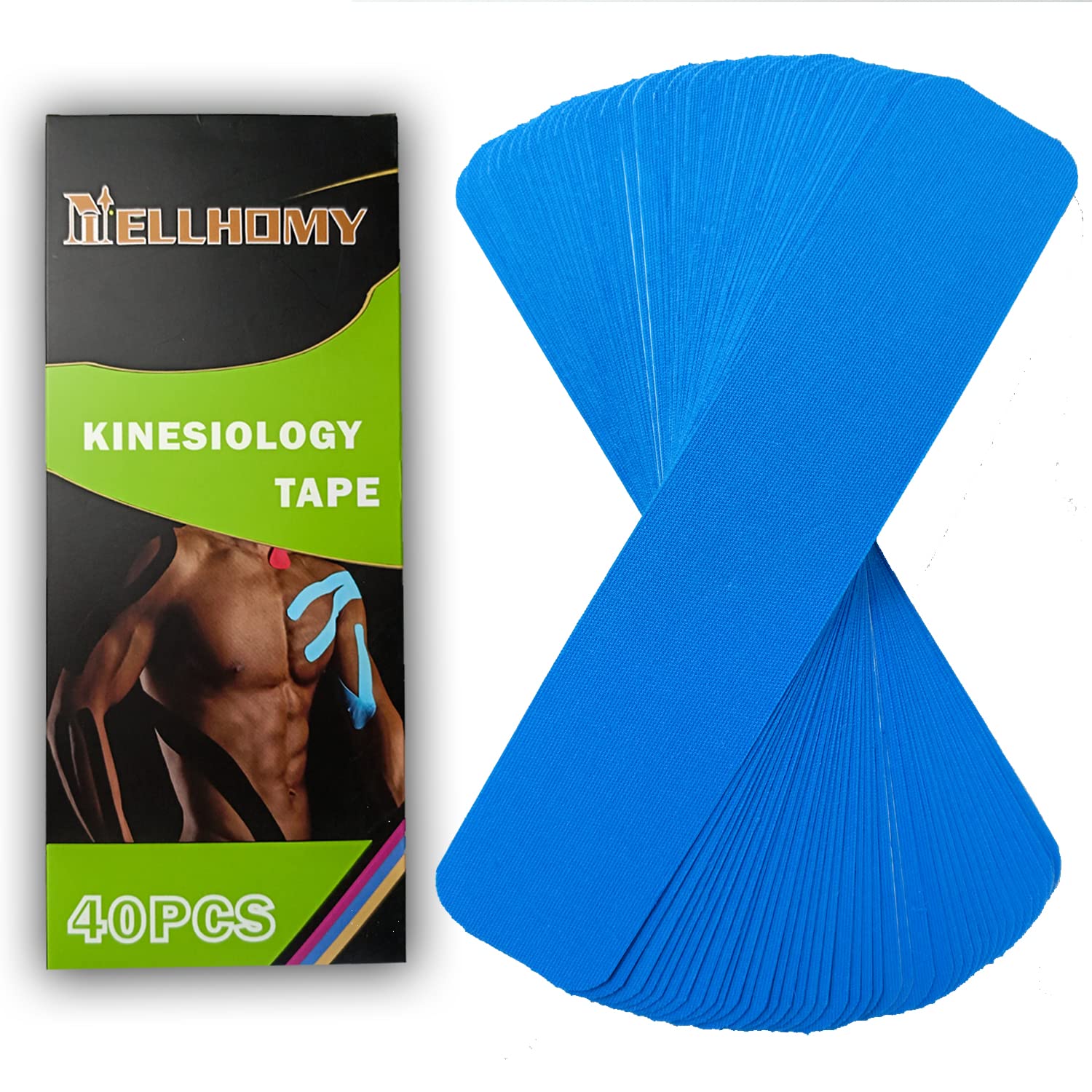 NELLHOMY Kinesiotapes, Physio Tape Kinesiology Tape Precut
