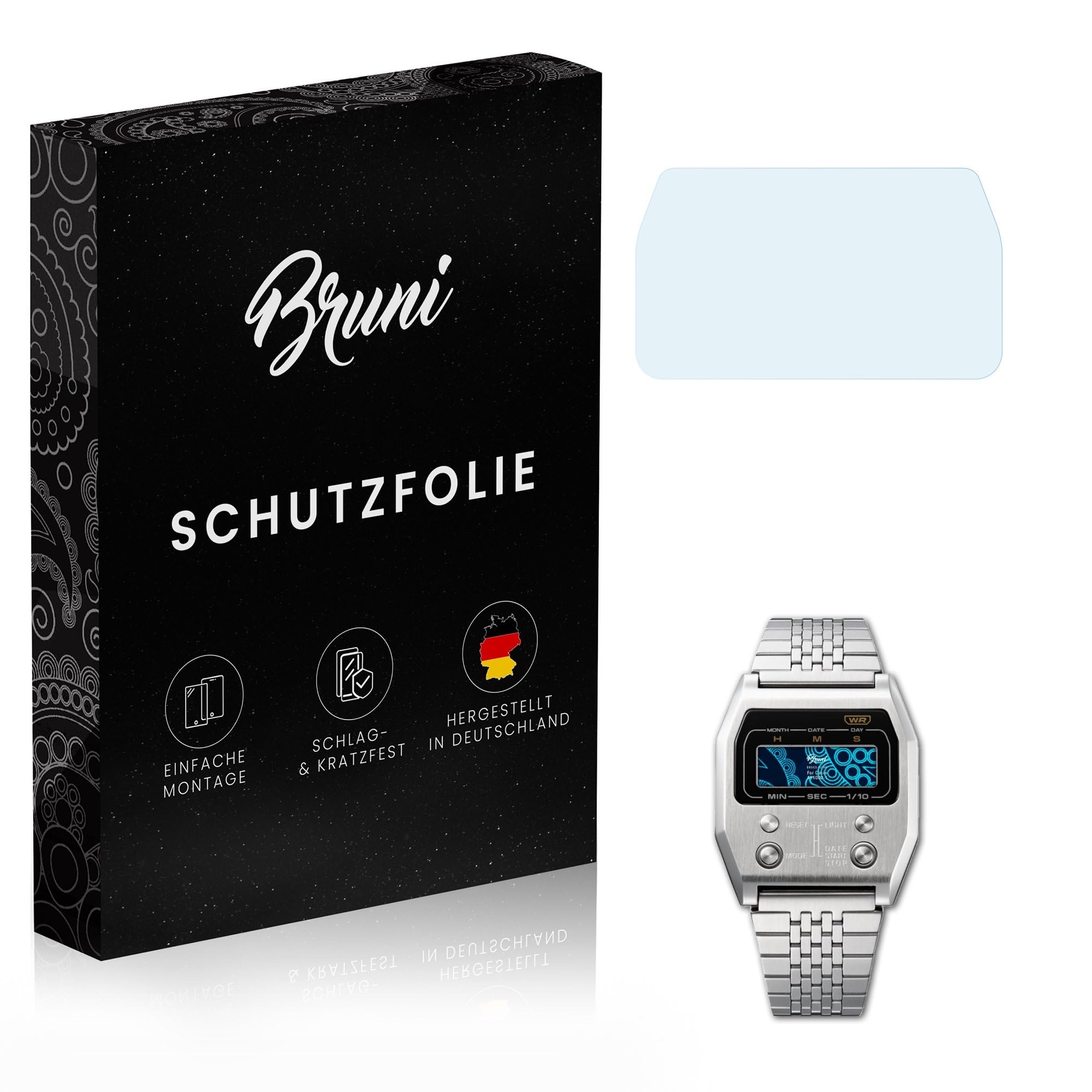 Bruni Screen Protector compatible with Casio A1100D-1 Protector Film, crystal clear Protective Film (2X)