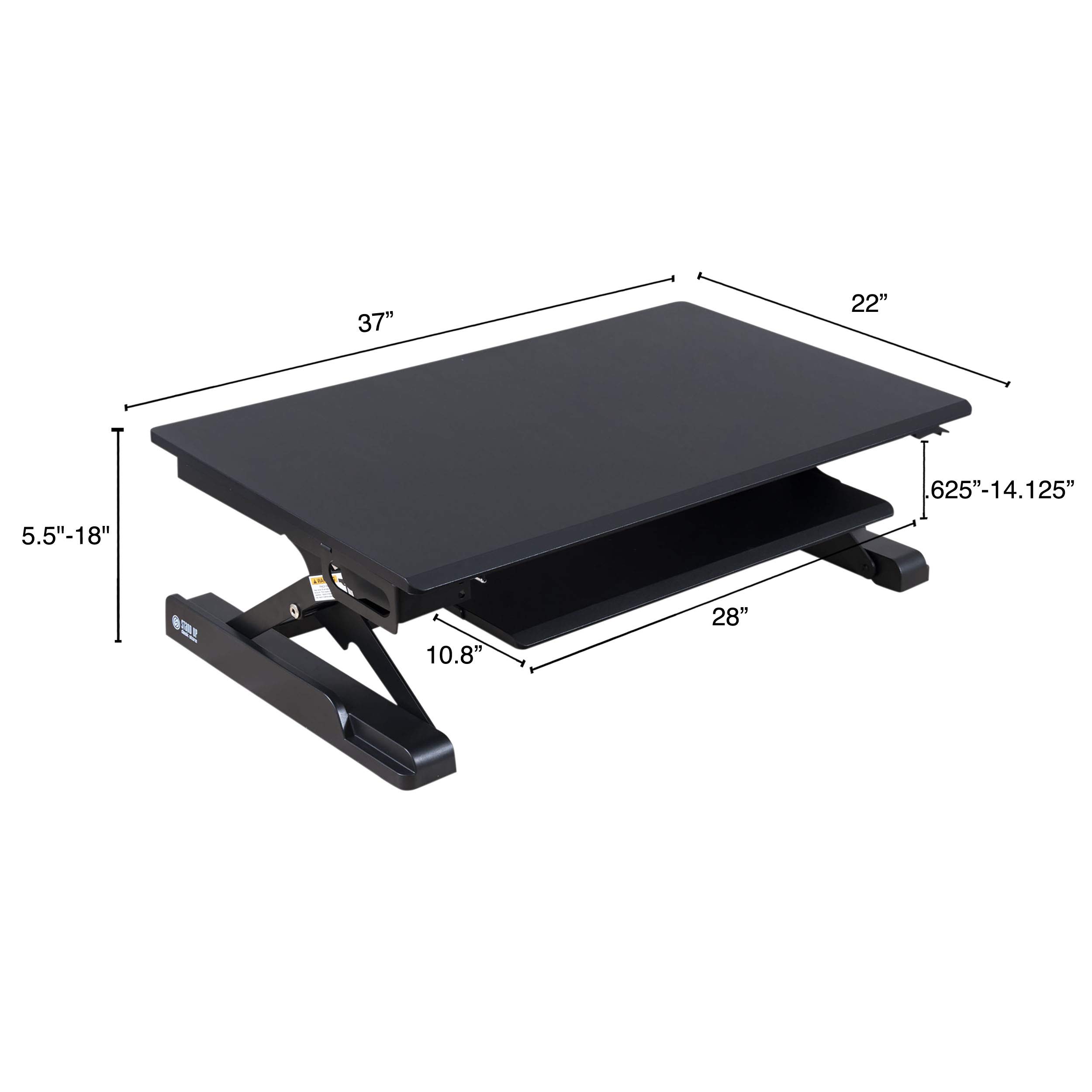 Buy Stand Up Desk Store AirRise Executive Standing Desk Converter with