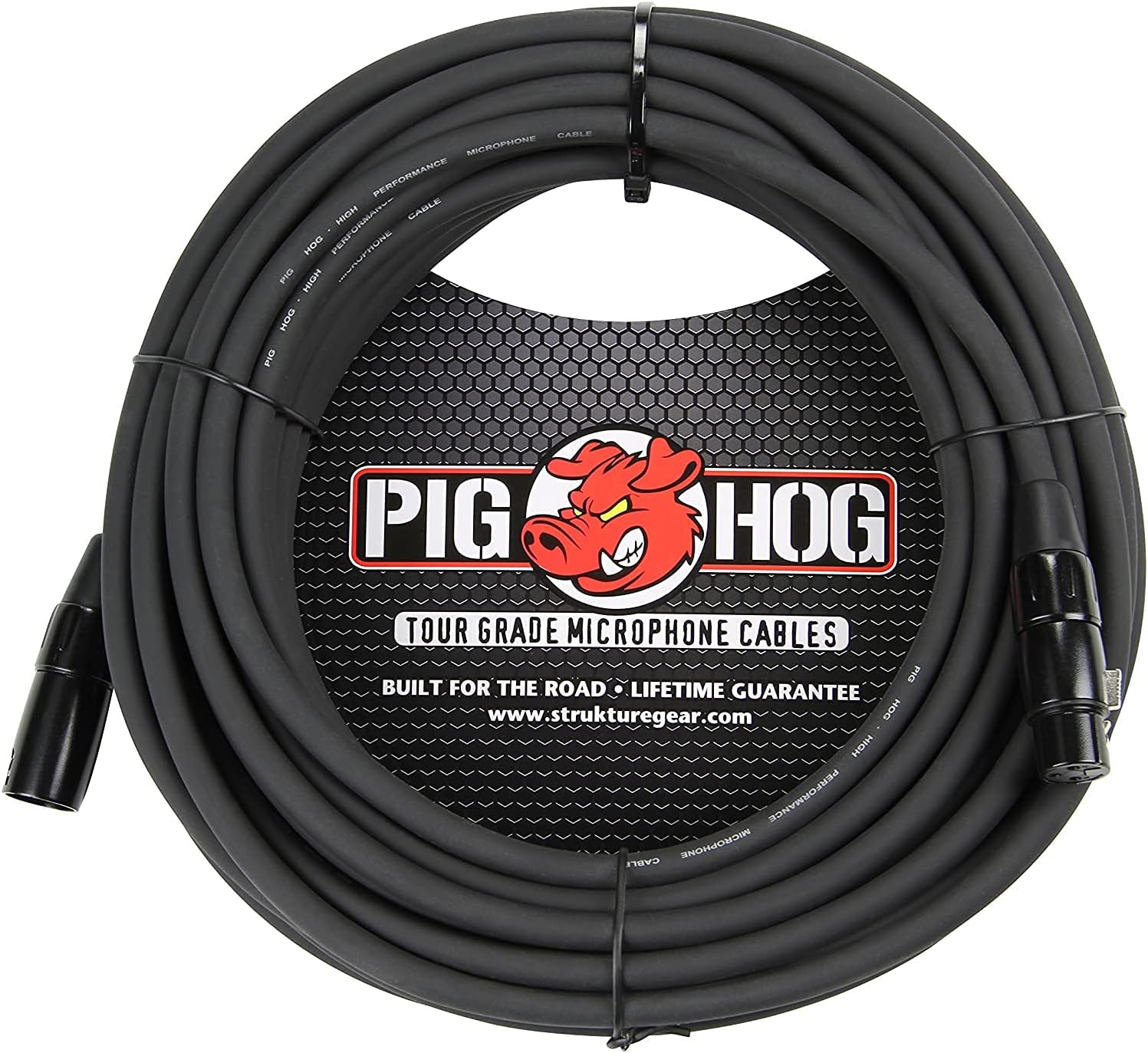 Pig Hog PHM50 High Performance 8mm XLR Microphone Cable, Black , 50 Feet