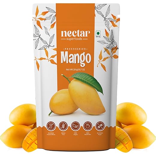 Nectar Superfoods Freeze Dried Mango 20g