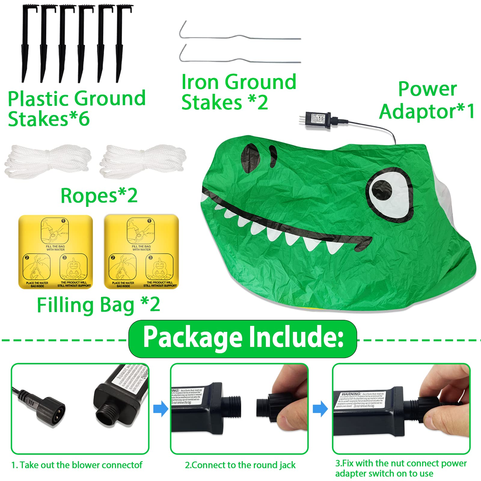 TURNMEON 10 Ft Long Christmas Inflatables Dinosaur Outdoor Decoration, Lighted Blow up Santa Dino Holds Merry Xmas Wreath with Tether Stakes LED Lights Xmas Decor Holiday Yard Lawn Garden Home Party