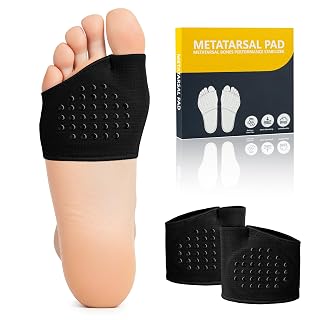 2 PCS Metatarsal Pads for Women and Men - Ball of Foot Pain Relief Cushion with Gel Pad,Foot Pads for Morton's Neuroma & Metatarsalgia Support - Amazon product rated Grade B