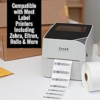 Vista 3 de Thermal Label Printer Roll - 2000 (1" X 2 5/8") Removable Yaxa FBA Labels - Compatible with Neatoscan and Zebra Printers