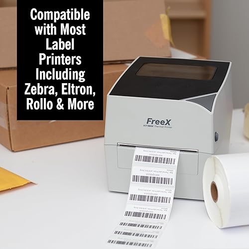 Miniatura 3 de Thermal Label Printer Roll - 2000 (1" X 2 5/8") Removable Yaxa FBA Labels - Compatible with Neatoscan and Zebra Printers