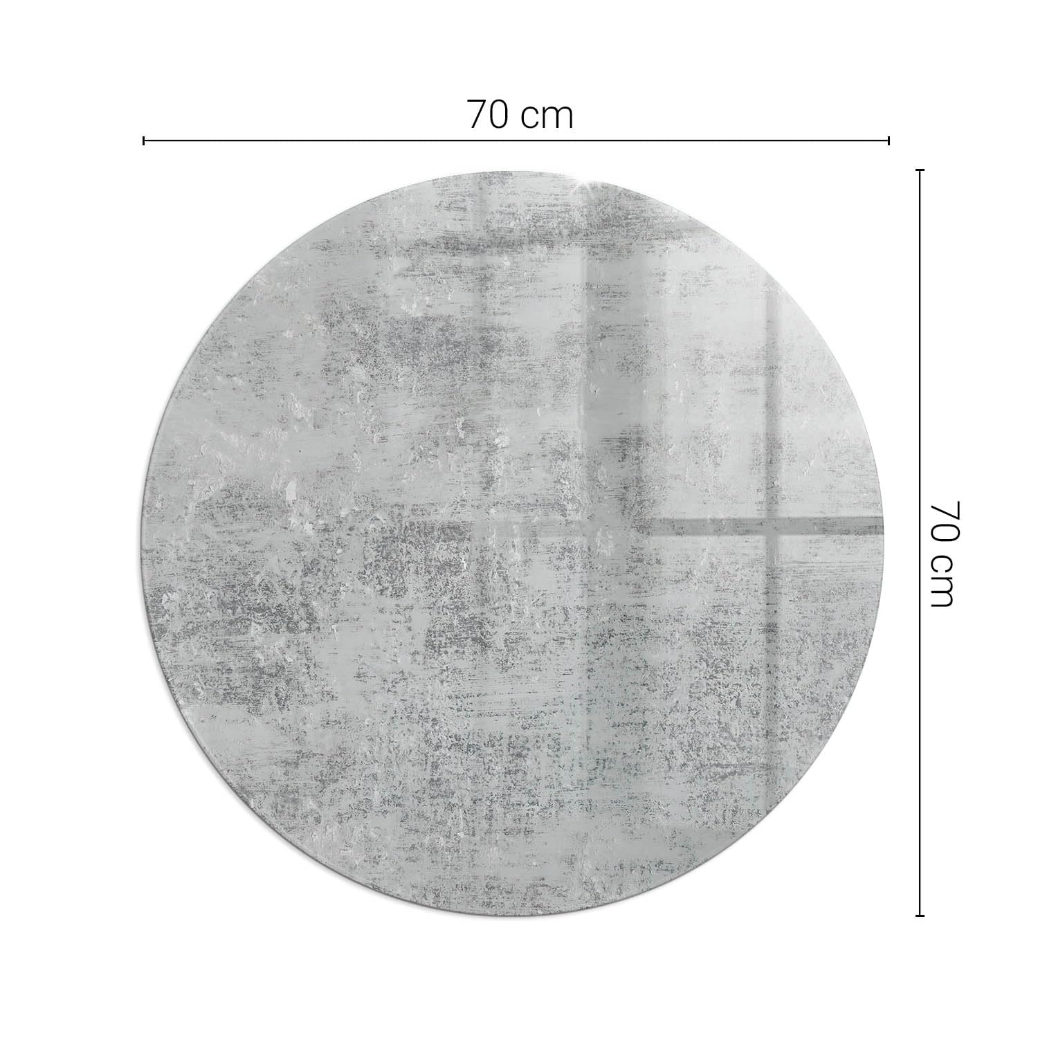Piastra per camino e stufa ⌀70 cm di Vetro Temperato Protezione del Pavimento Resistente a Scintille Design Elegante Rotonda Resistente alle Alte Temperature - Trama di sfondo astratto