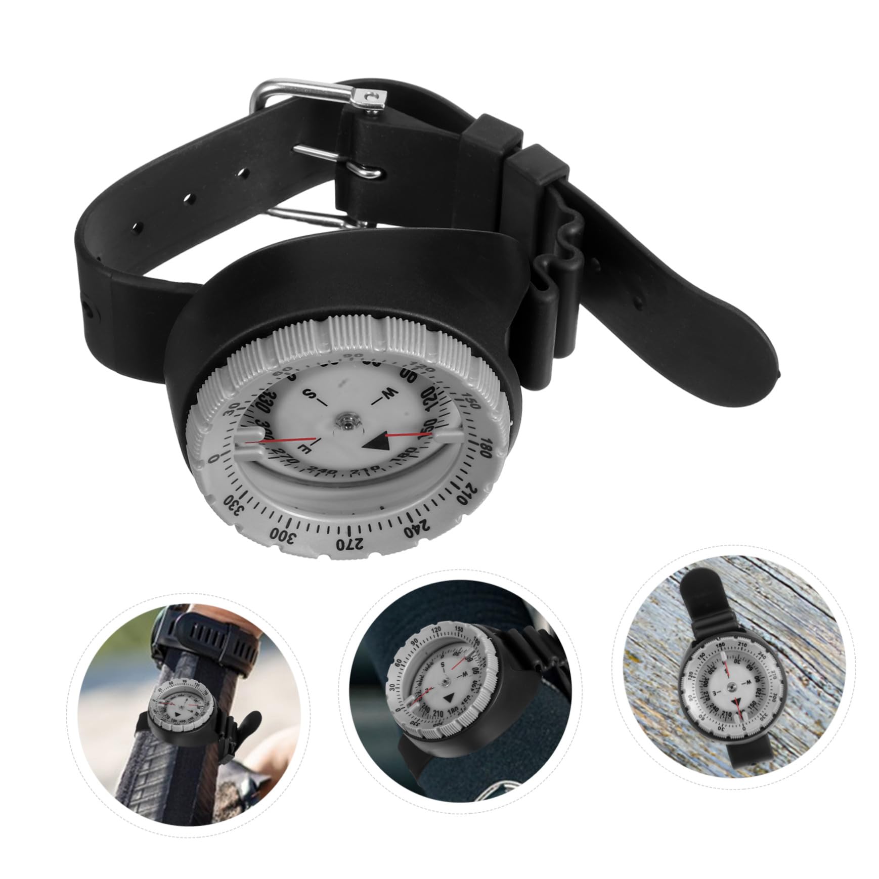 Toyvian Reloj Brújula Brújula de Buceo para Hombres Herramienta de Navegación de Muñeca para Mochileros para Actividades al Aire