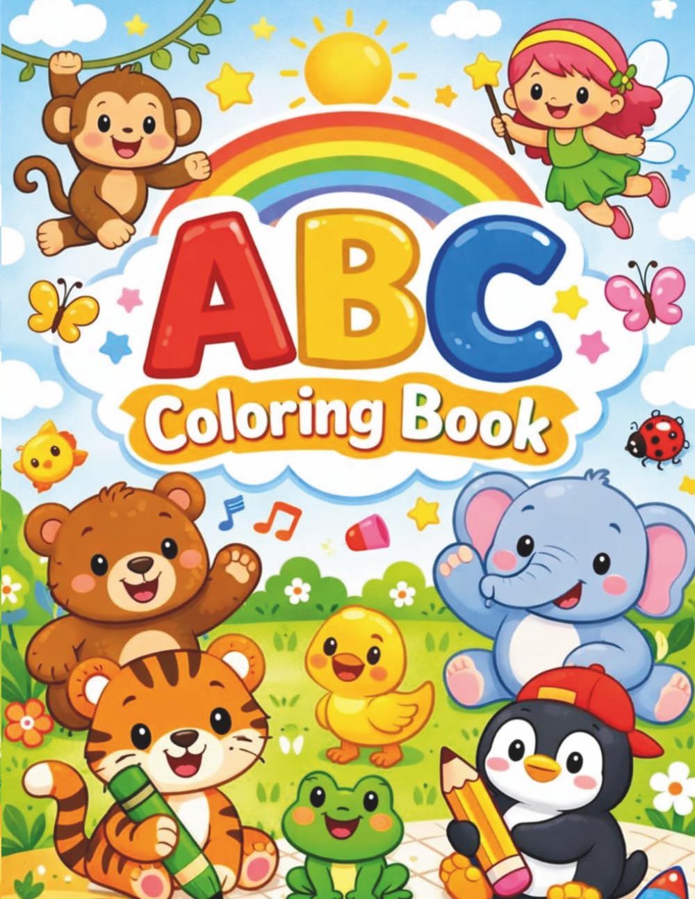 ABC Coloring Book for Kids Ages 3–5: Alphabet Coloring Pages and Fun Learning Activities for Preschool and Kindergarten: A Preschool Alphabet Activity ... Toddlers,Kindergarten Prep and Homeschooling