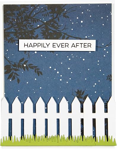 Miniatura 5 de Spellbinders S3-320 Die D-Lites Picket Fence Grabadooblea fina