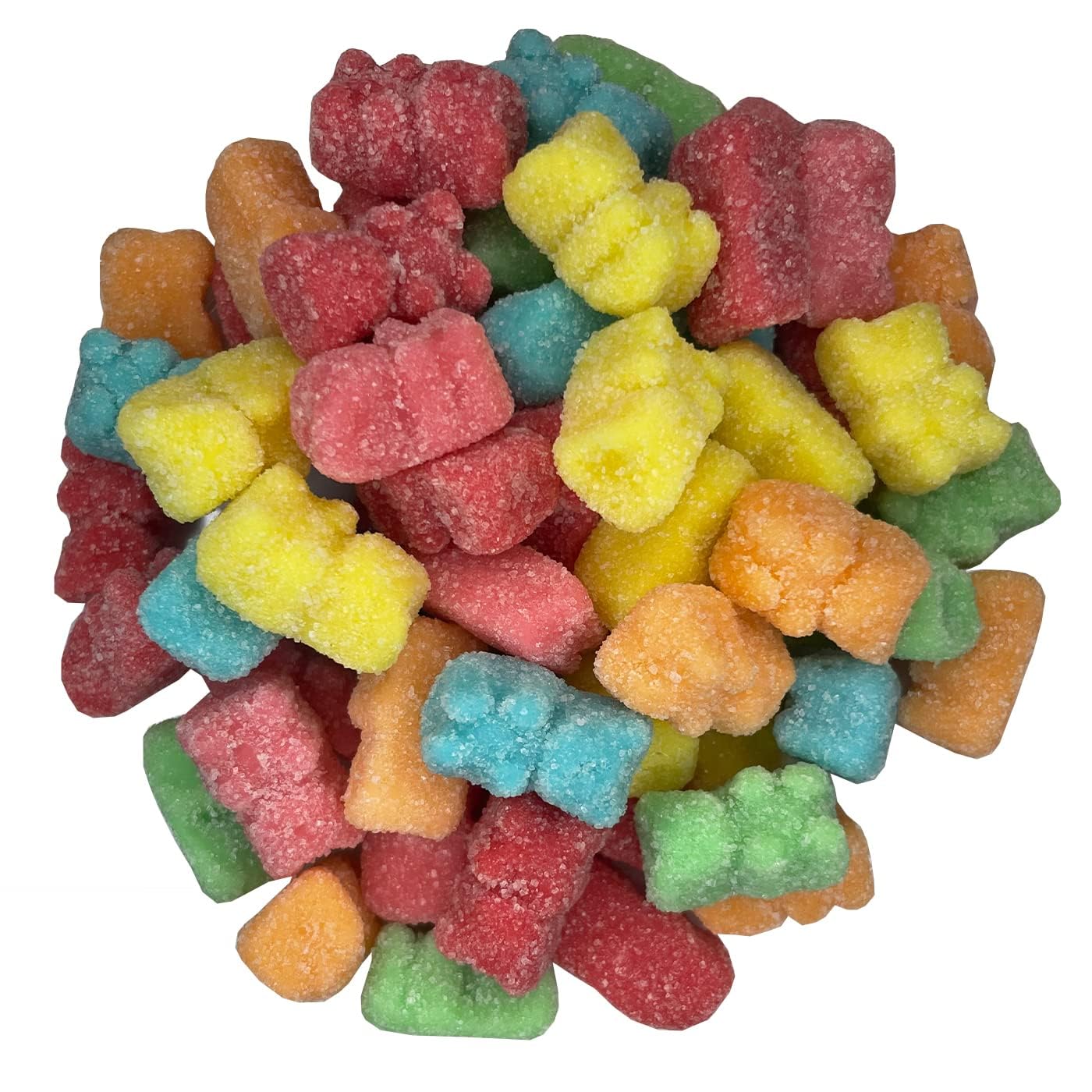 Assorted Sour Neon Gummi Bears (1.5 LB)