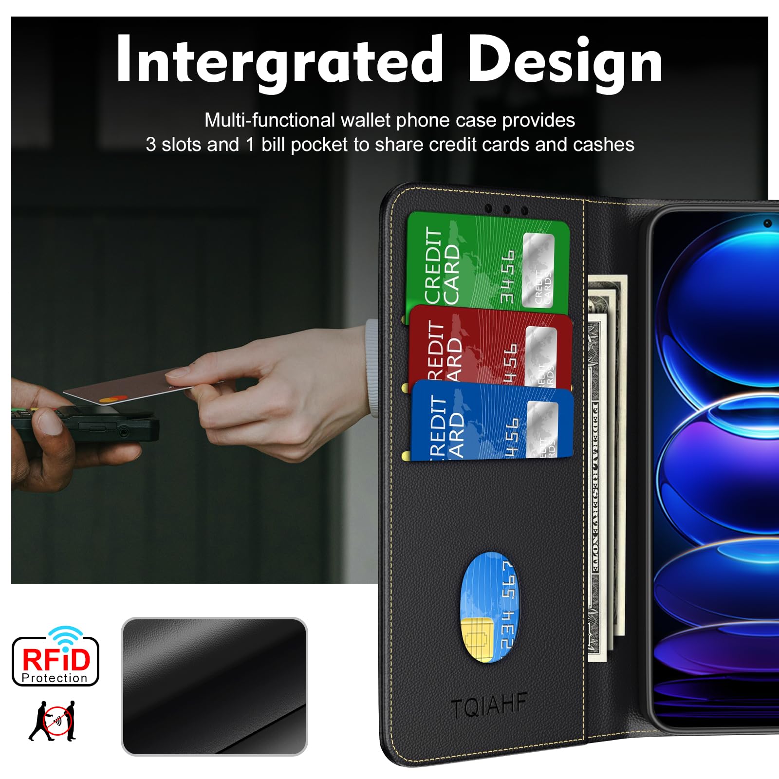 VEEMOS Coque Pour Xiaomi Redmi Note 12 Pro 5G Cuir PU Étui Portefeuille à Rabat Housse Flip Case Avec Porte Cartes Etui De Protection - Rouge