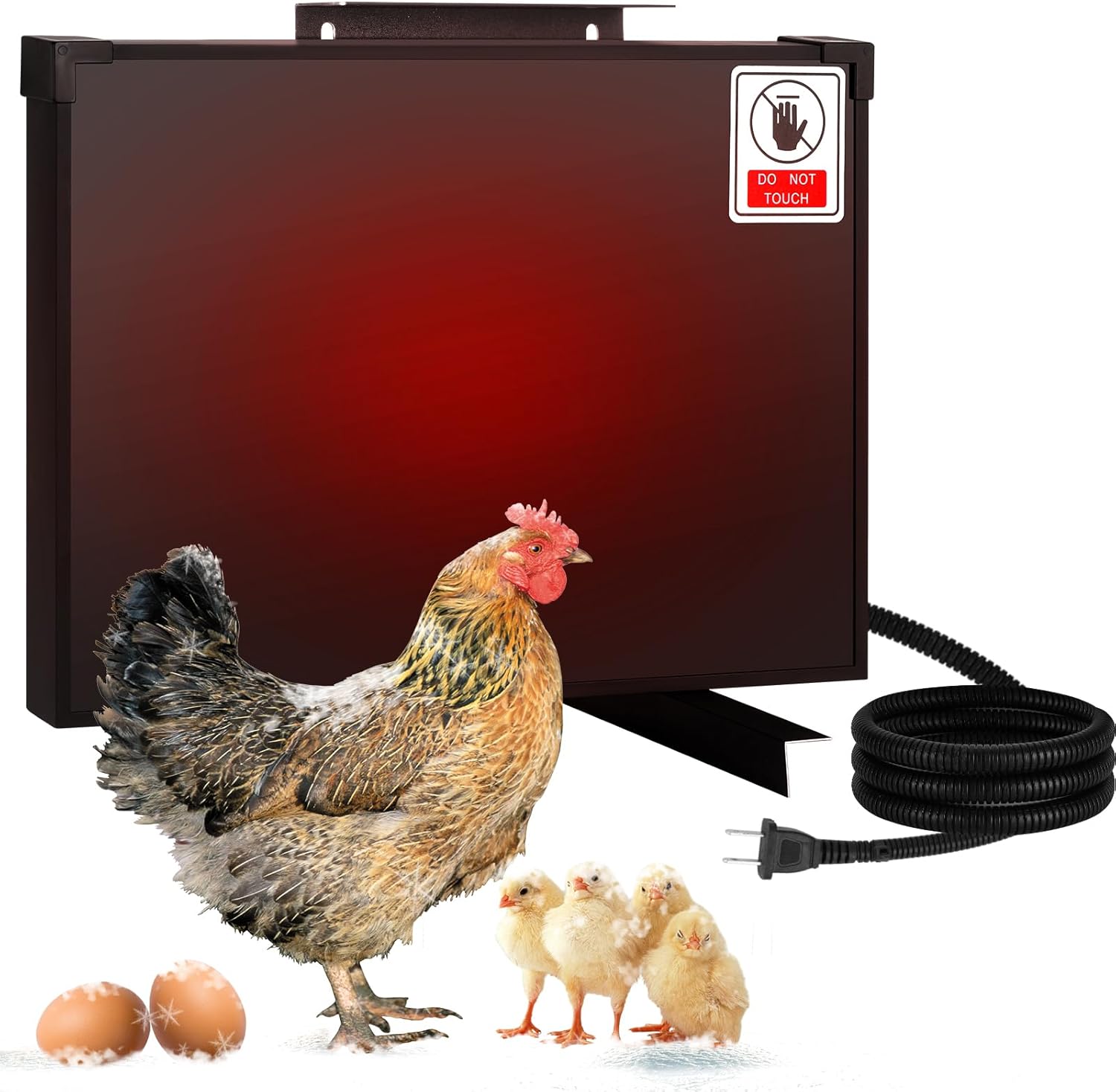 Ziopetru Chicken Coop Heater, Winter Poultry Warmer Coop