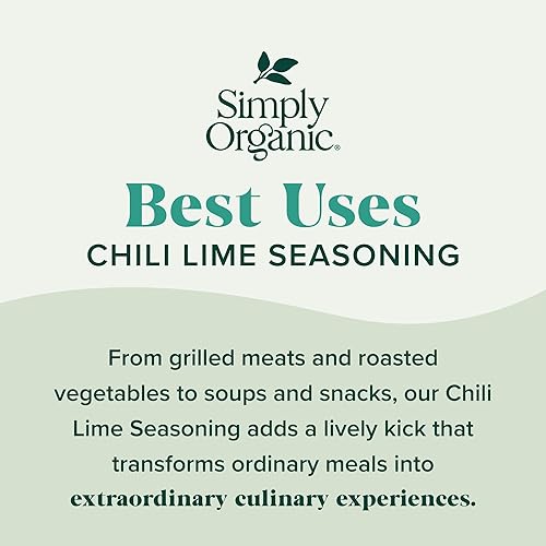 Miniatura 3 de Simply Organic condimento de chile lima 42 onzas