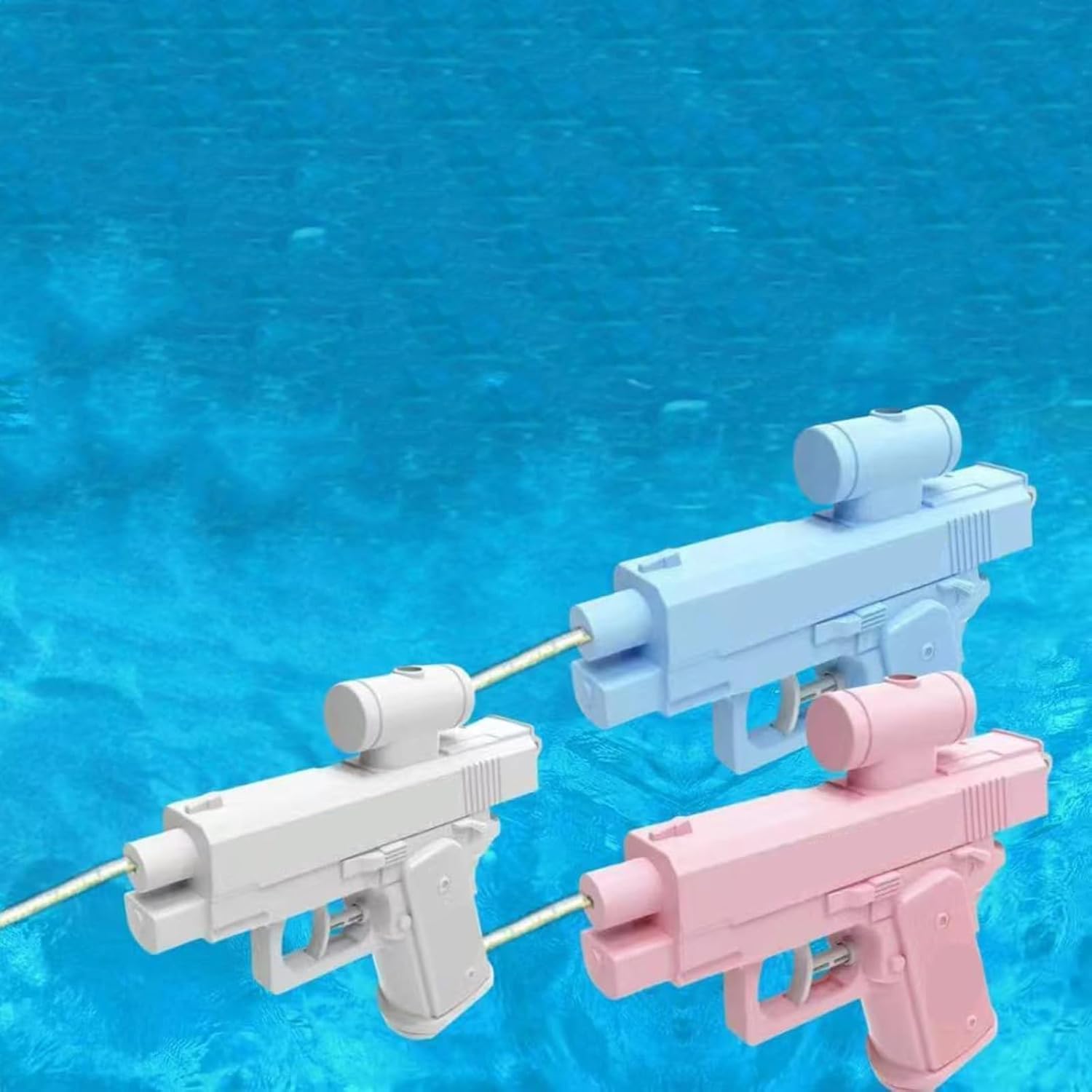 Prank Two-Way Water Gun, Prank Water Gun, Two-Way Wǎter Gun Prank, Pull The Trigger and Shoot Backwards, Press The Button and Shoot Forwards, Wǎter Gun Prank Can Spray from Front and Back (Pink*3) 8 71A43ev8SGL. AC SL1500