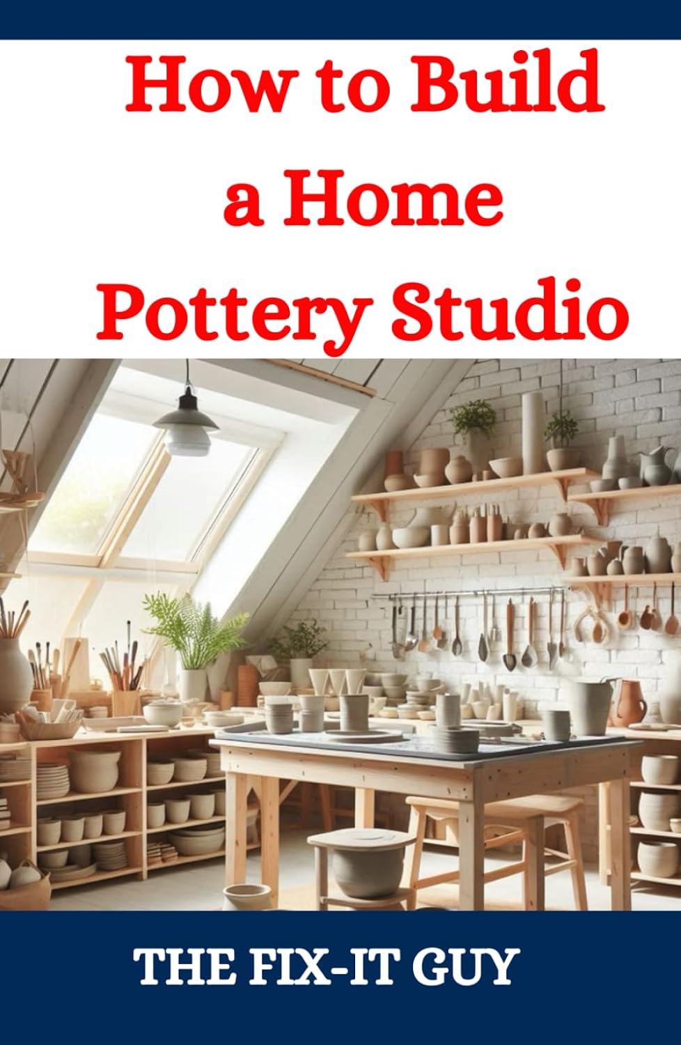 How to Build a Home Pottery Studio: A DIY Guide to Creating Your Ideal Ceramic Workspace From Planning to Setup      Hardcover – August 16, 2024