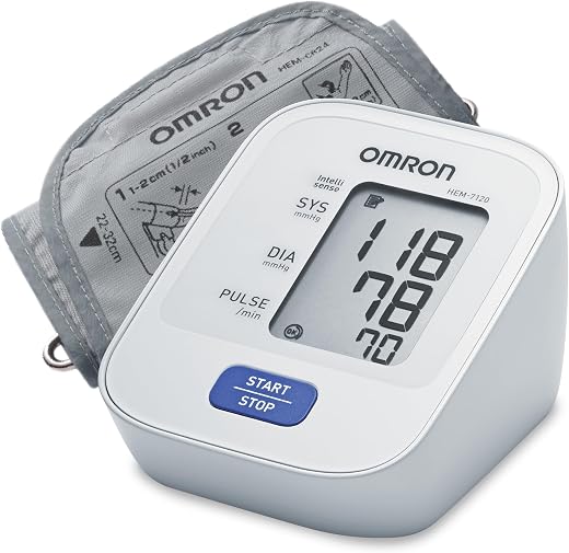 Omron HEM 7120 Fully Automatic Digital Blood Pressure Monitor With Intellisense Technology For Most Accurate Measurement -...