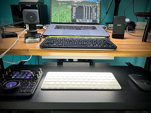 Miniatura 4 de ASOKO Iluminación LED para debajo del gabinete, barra de tira de luz de 12 pulgadas, luz blanca fría 6000 K regulable con enchufe USB, pequeña