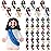 Bememo 25 Pcs Little Jesus Figures Original Design Jesus Love You Mini Rubber Toys to Hide and Seek Christmas Religious Party Favors Sunday School Baptism Gifts(Fulgent Color)