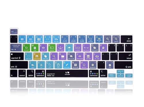 Ableton Live Shortcut Keyboard Cover for MacBook Pro