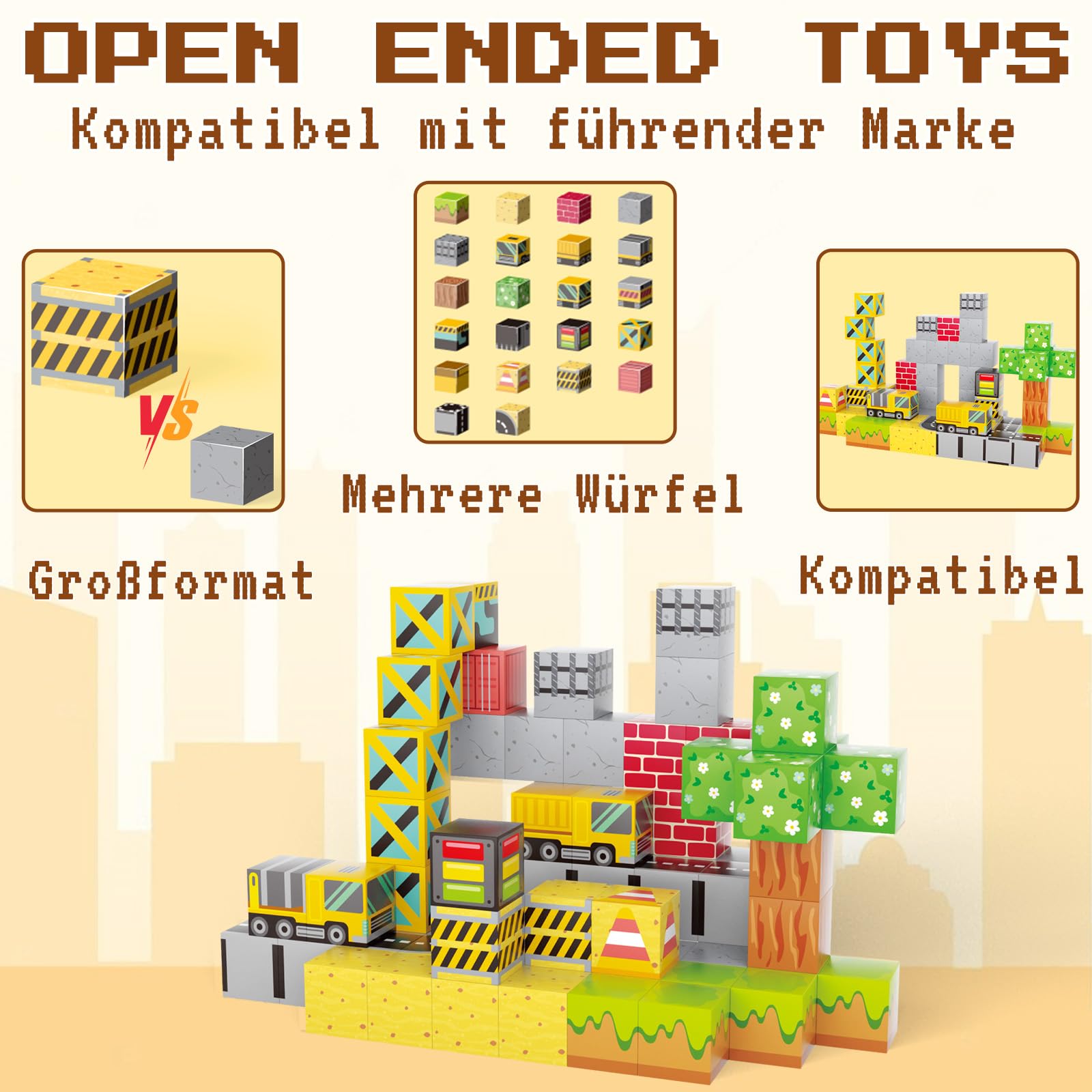Set de constructie magnetic HOUSE 83 piese Supermag - Toys Toys