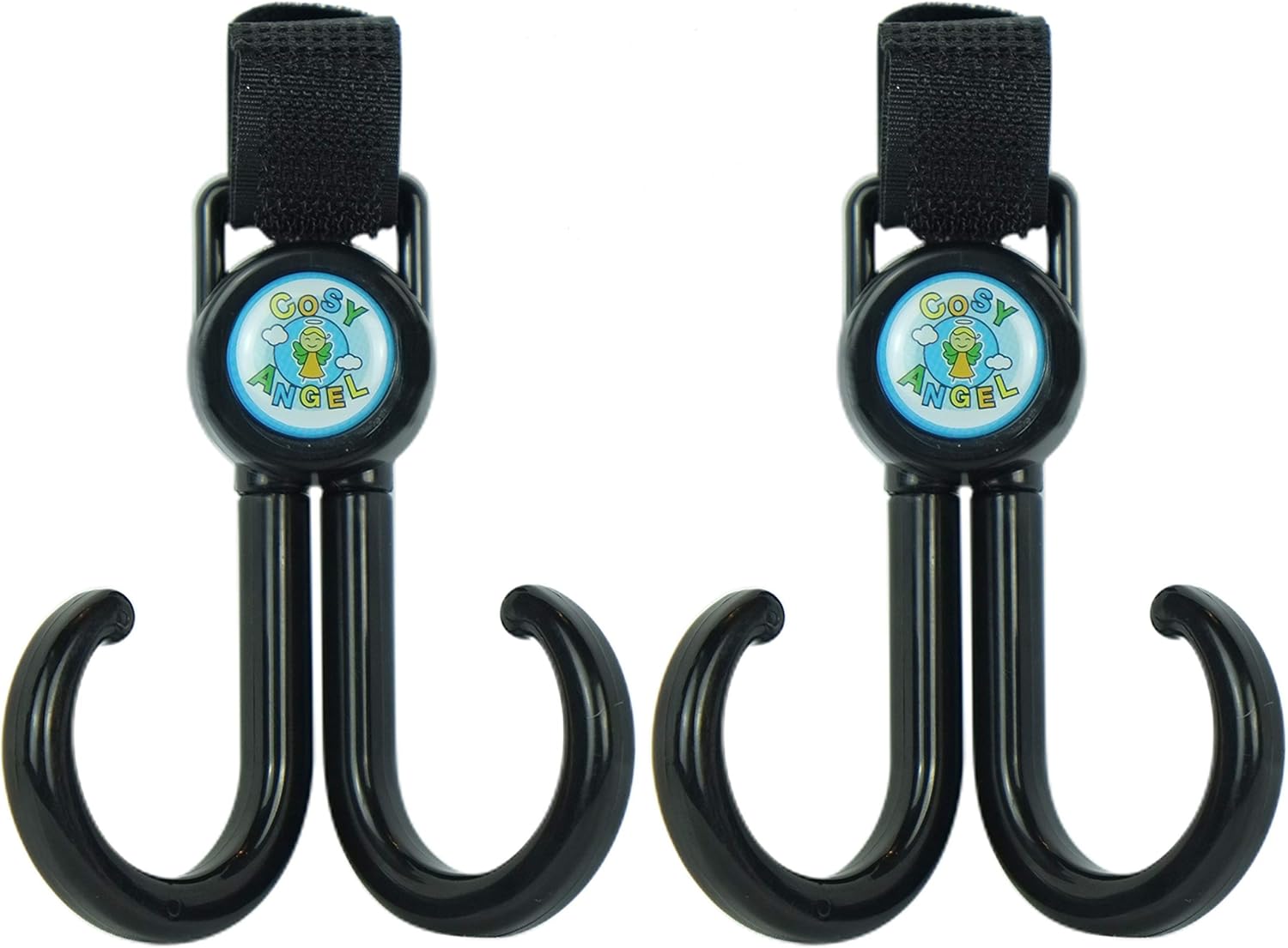 Cosy Angel Pram Hooks. Stroller Hook for Hanging Baby Change Bag