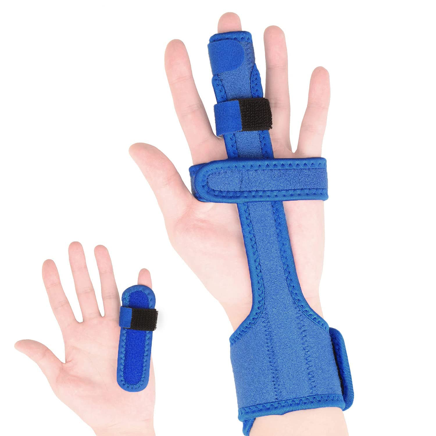 Finger Splint Trigger, Straightening Broken Fingers, Recovery of Finger Fractures for Alleviating Finger Stiffness,Tendon Release and Pain Relief from Stenosing Tenosynovitis(11*9.8inch/25*28.5cm)
