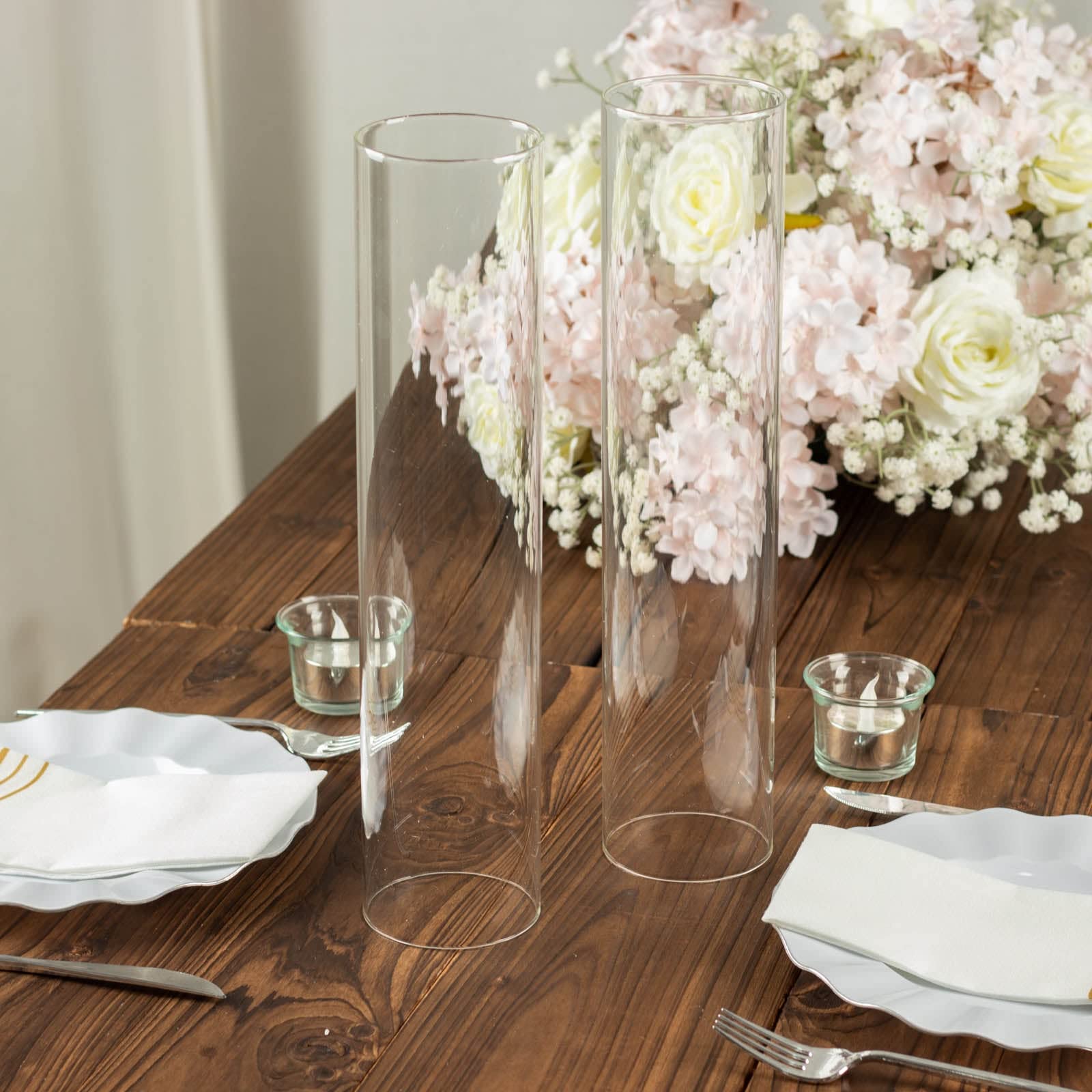 Tableclothsfactory 2 Pack | Clear 14