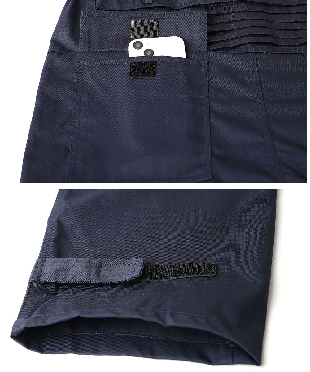 Mono Mecanico Hombre Mono de Trabajo con Alta Visibilidad Funda de Trabajo Mujer Reflectante Mono de Pintor Ropa de Trabajo para Taller