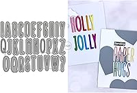 Vista 8 de DzIxY Marcos letras troqueles de corte de metal para hacer tarjetas, papel en relieve, troquelados, plantillas de máquina de álbumes de recortes