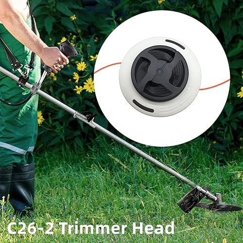 Miniatura 2 de Cabezal de recortadora C26-2 4002 710 2169 para Stihl FS55 FS56 FS70 FS80 FS85 FS89 FS90 FS94 FS100 FS120 FS130 FS240 FS250 FS260R FR130 FR44 10