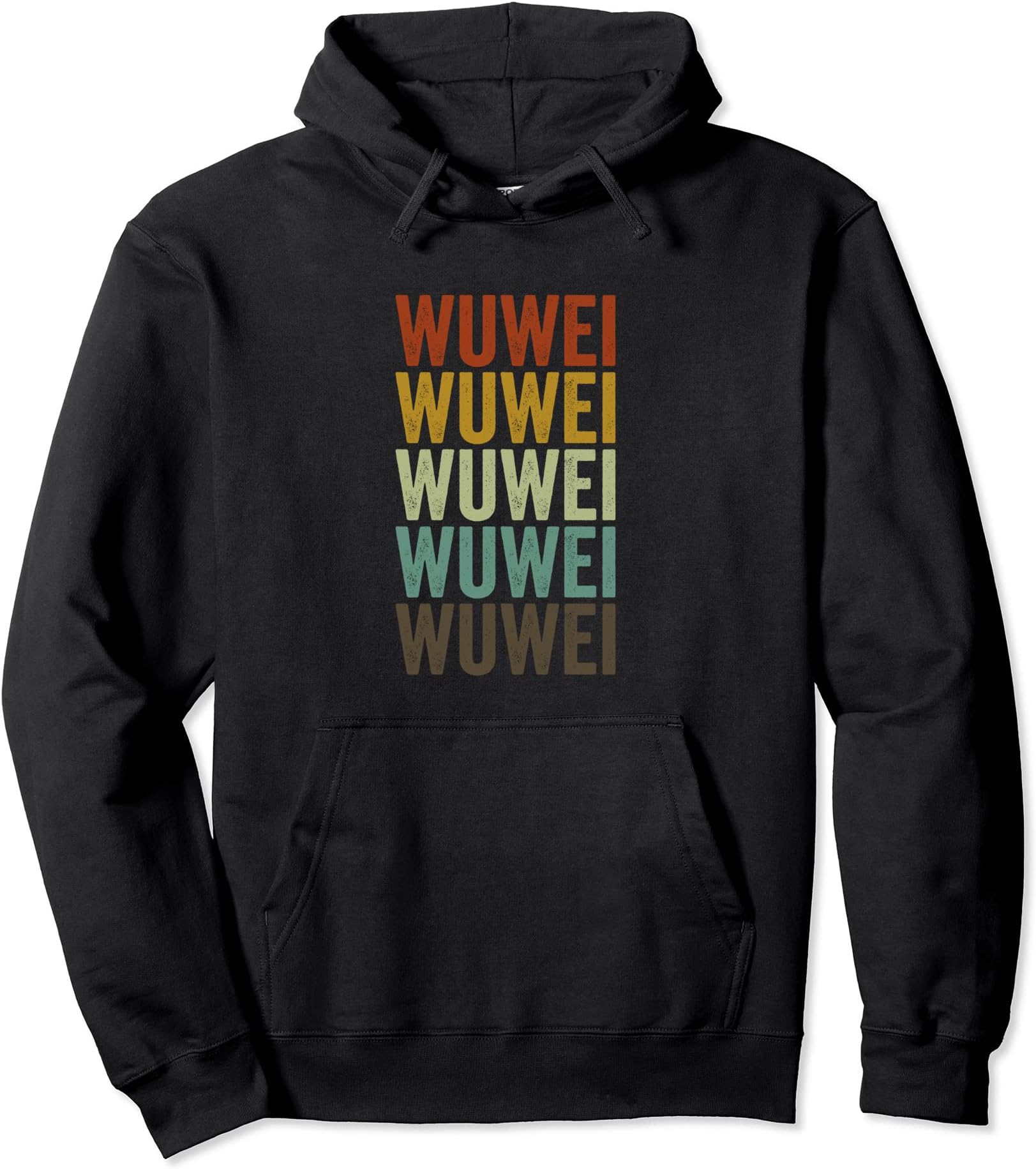 Wuwei China Retro Vintage Pullover Hoodie