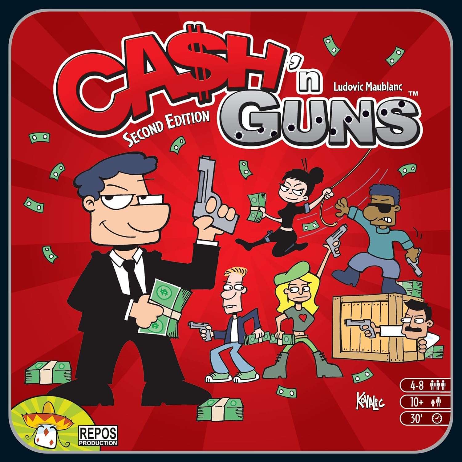 Repos Production ASMCG-EN02 CG02 Cash N' Guns Second Edition – Ansicht 2