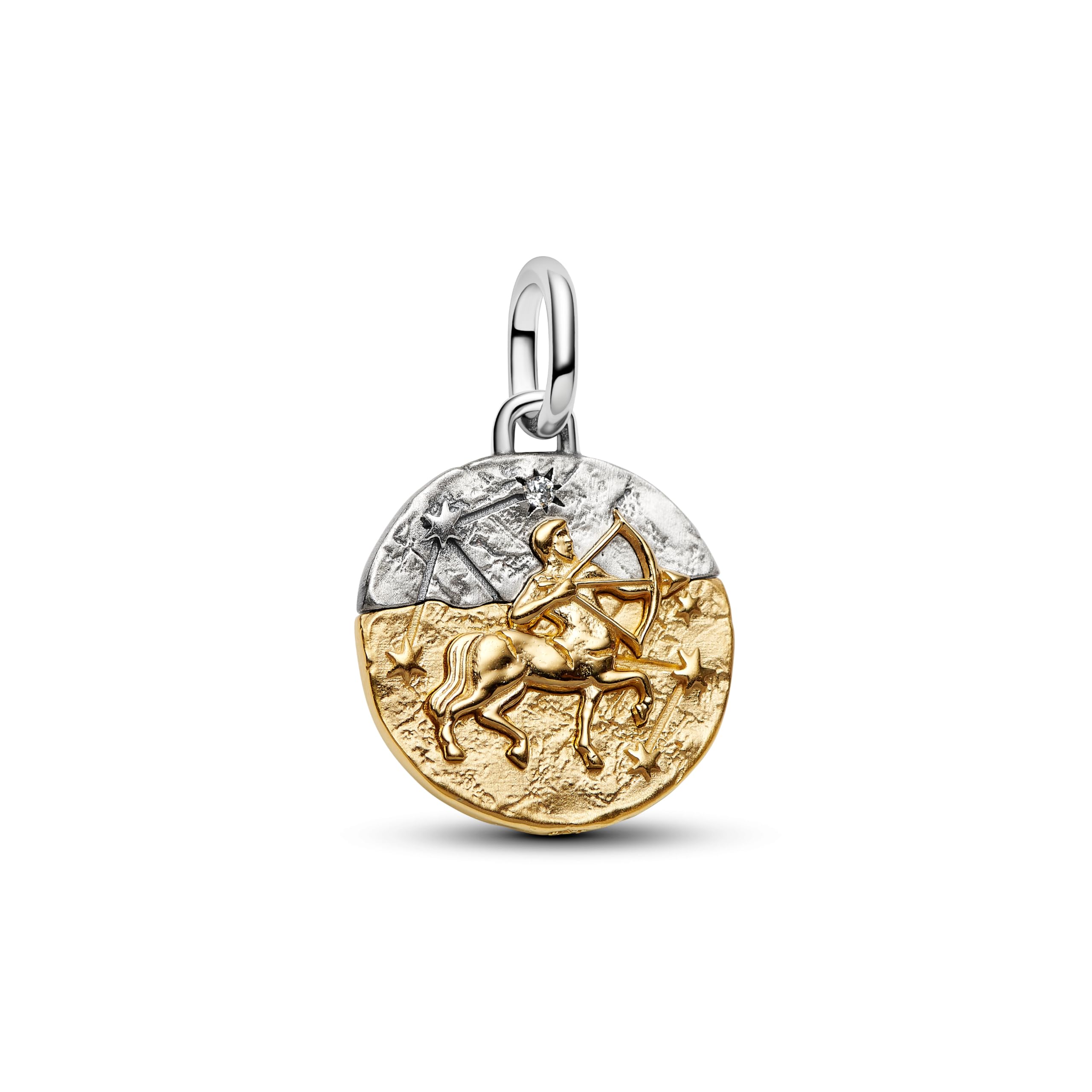 PANDORA Medaillon Charm-Anhänger Zweifarbig Sternzeichen Schütze 764988C01