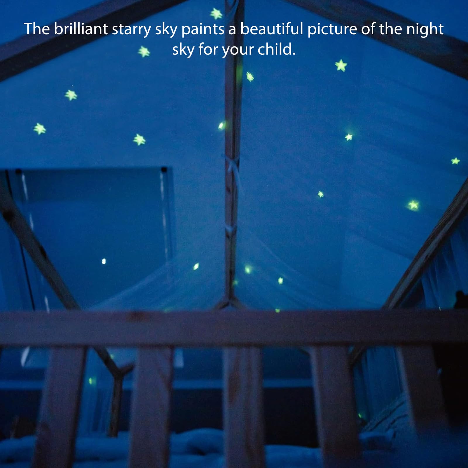 Letto a cielo con stelle luminose, letto a baldacchino, per cameretta dei bambini, idea regalo per ragazze/ragazzo, 135 x 420 cm, decorazione letto a baldacchino con stelle luminose