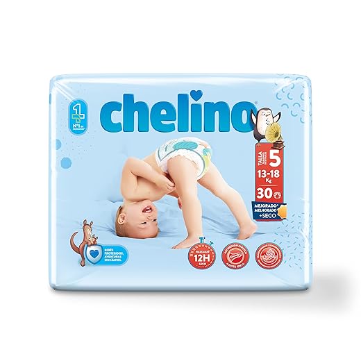 Chelino Fashion &Amp; Love Junior - Pañal Infantíl, Talla 5, 1 Pack Con 30 Pañales