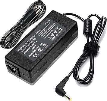 Ac Adapter Charger Replacement for Fujitsu Lifebook S752, S762, S762; Fujitsu Lifebook T732, T734, T902; Fujitsu Lifebook T904, U772, U904