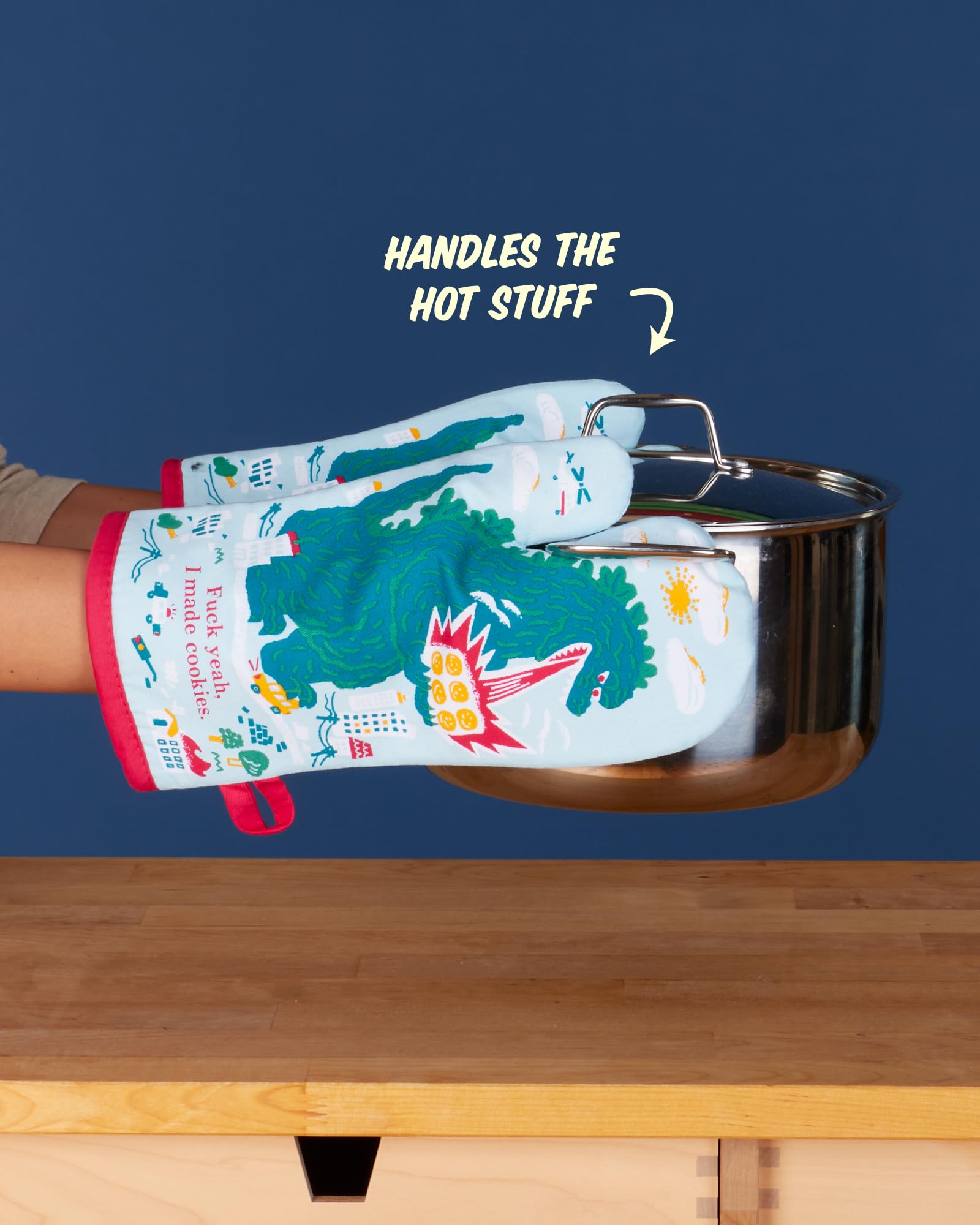 Blue Q Oven Mitts - Cute Kitchen Accessories & Kitchen Gifts - F-ck Yeah view 5