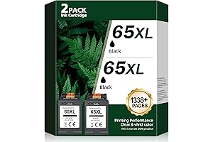 65XL Black Ink Cartridge High-Yield for HP 65 Black Ink Cartridge N9K04AN