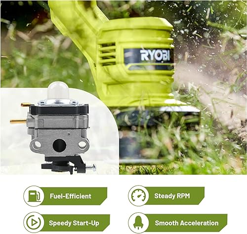 Miniatura 3 de RY253SS RY252CS Carburador con filtro de aire para Ryobi RY251PH RY252CS RY254BC 2 ciclos 25cc desbrozadora recortadora reemplazar 753-06258A