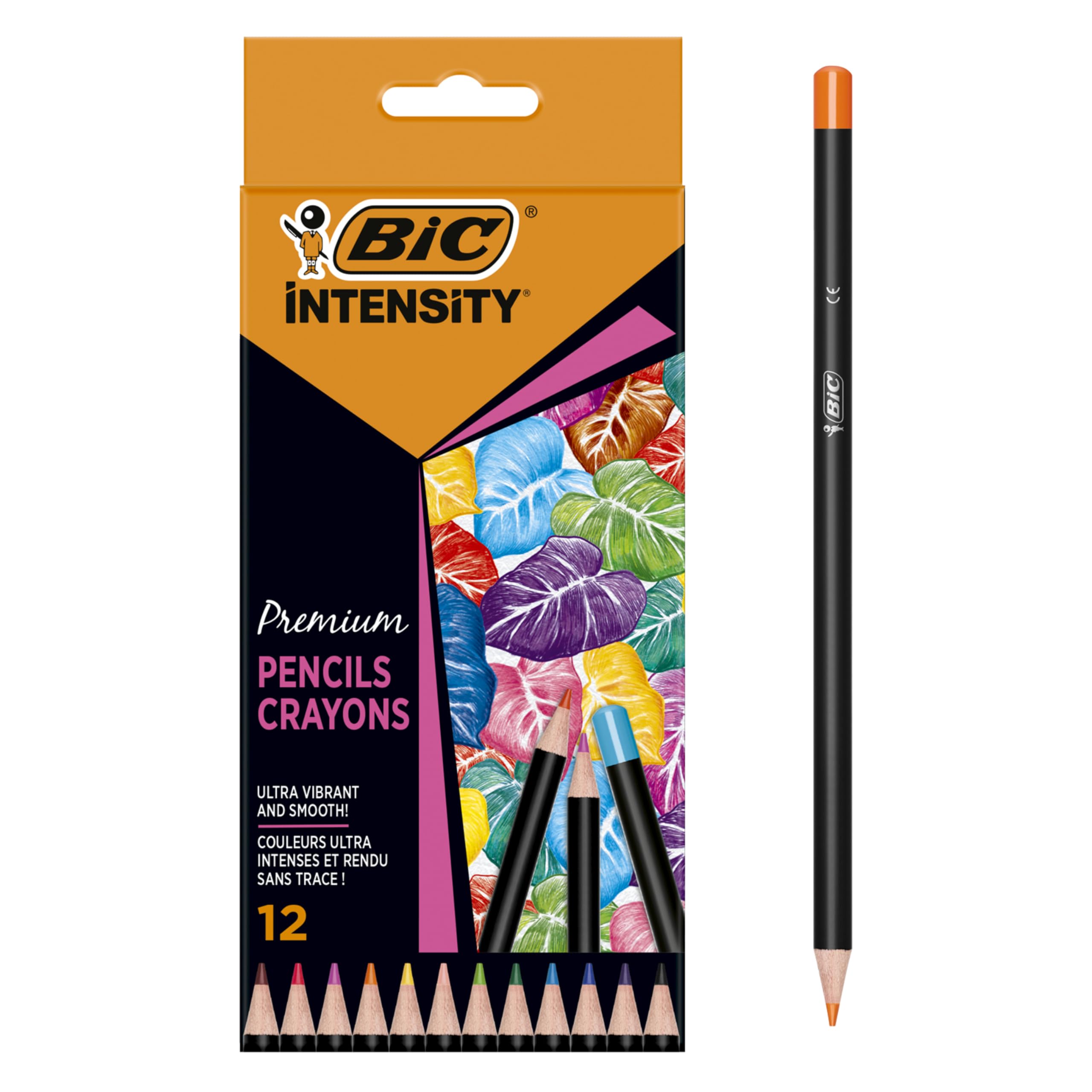 BIC Intensity Premium Kredki ołówkowe Pudełko 12szt