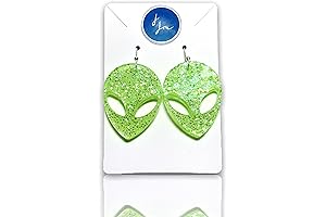 Cute Glow in the Dark Alien Earrings
