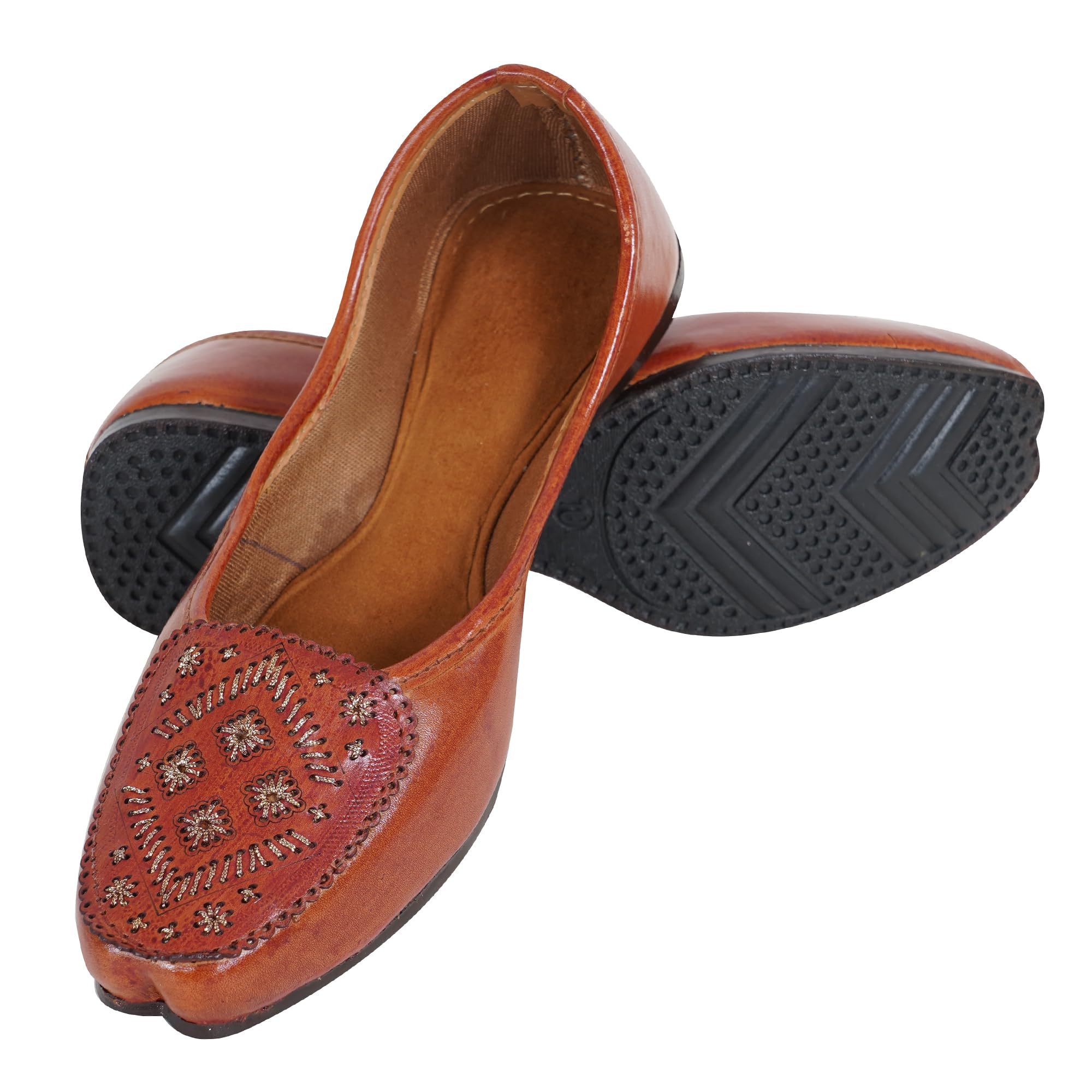 Women's Casual Rajasthani Juti's Mojari's Juti Flats-picture-39