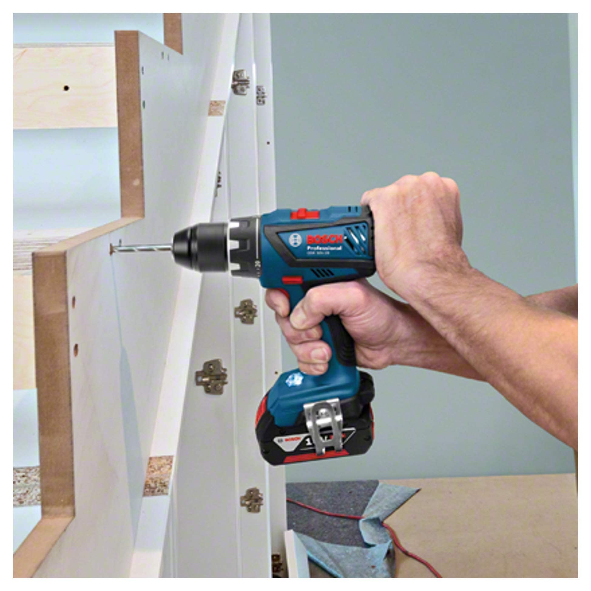 Bosch Professional 06019H4100 Trapano-Avvitatore a Batteria, senza Batteria, Confezione in Cartone, Mandrino in Metallo Integrale, Coppia di Serraggio Max 63 Nm, 90 W, 18 V