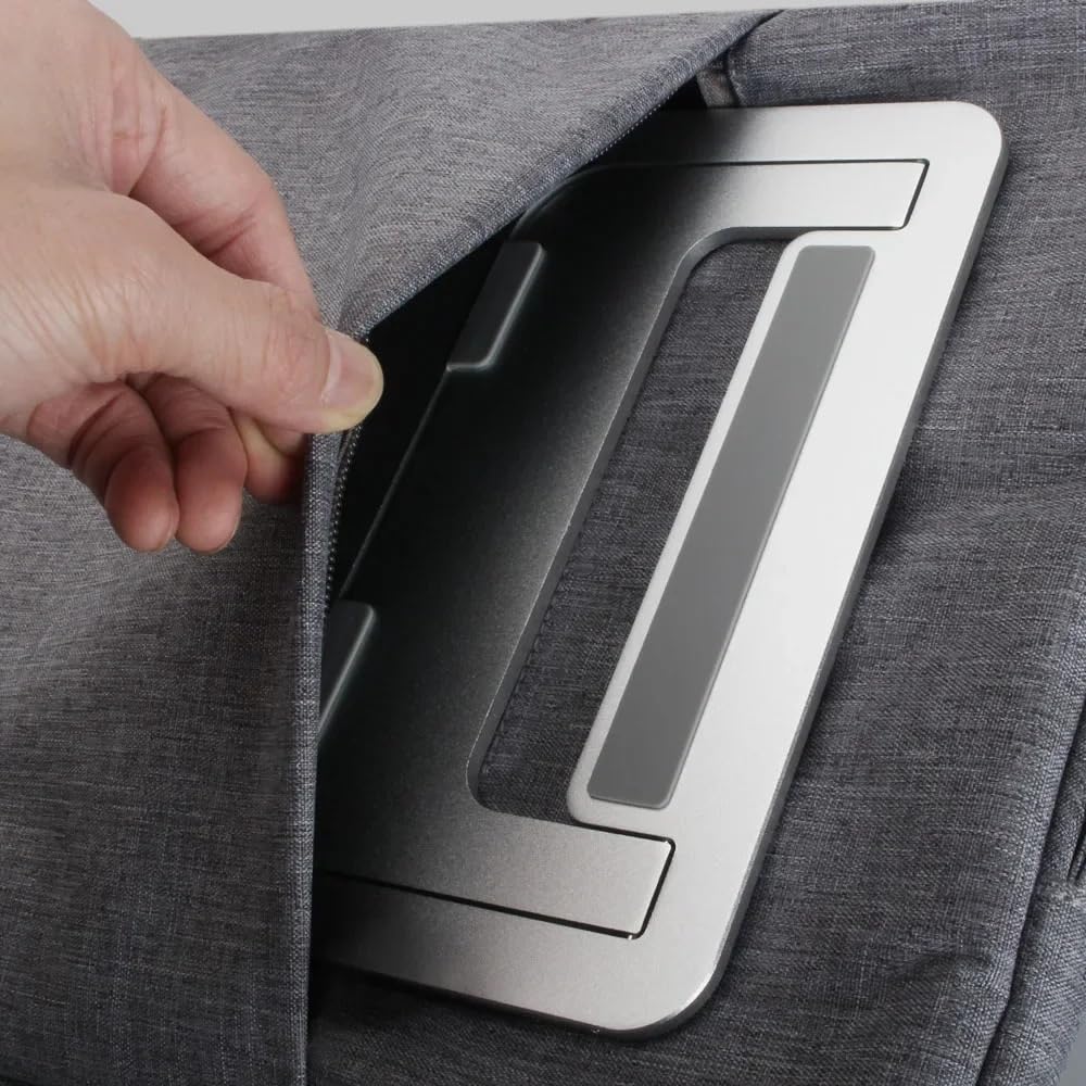 Supporto per Laptop Supporto for Laptop in Lega di Alluminio, Supporto for Laptop con dissipazione del Calore da Tavolo Rialzo per Laptop