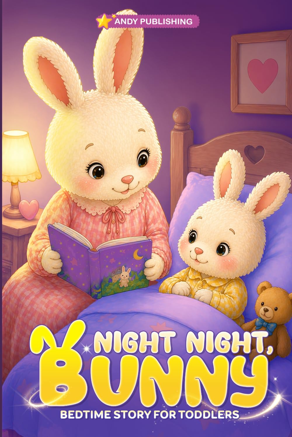 Night night, Bunny: Gentle Bedtime Stories for Toddlers to Feel Calm, Safe, and Sleepy