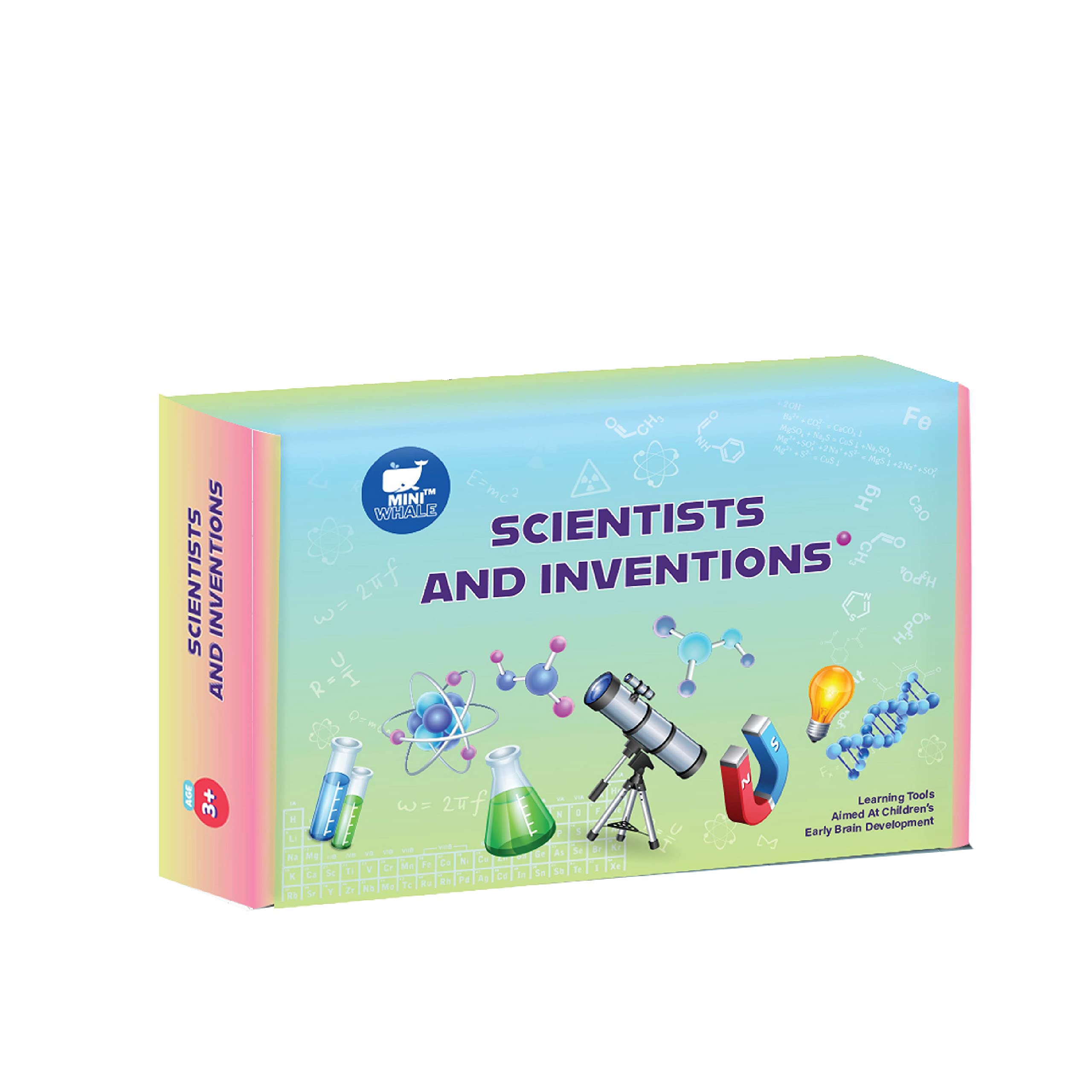 Kids Trends Flash Cards of Scientist & Invention an Essential Learning Educational Flash Cards for Kids 3+ Years Comes with 32 A5 Size Large Flash Cards for Kids (Scientist & Invention).