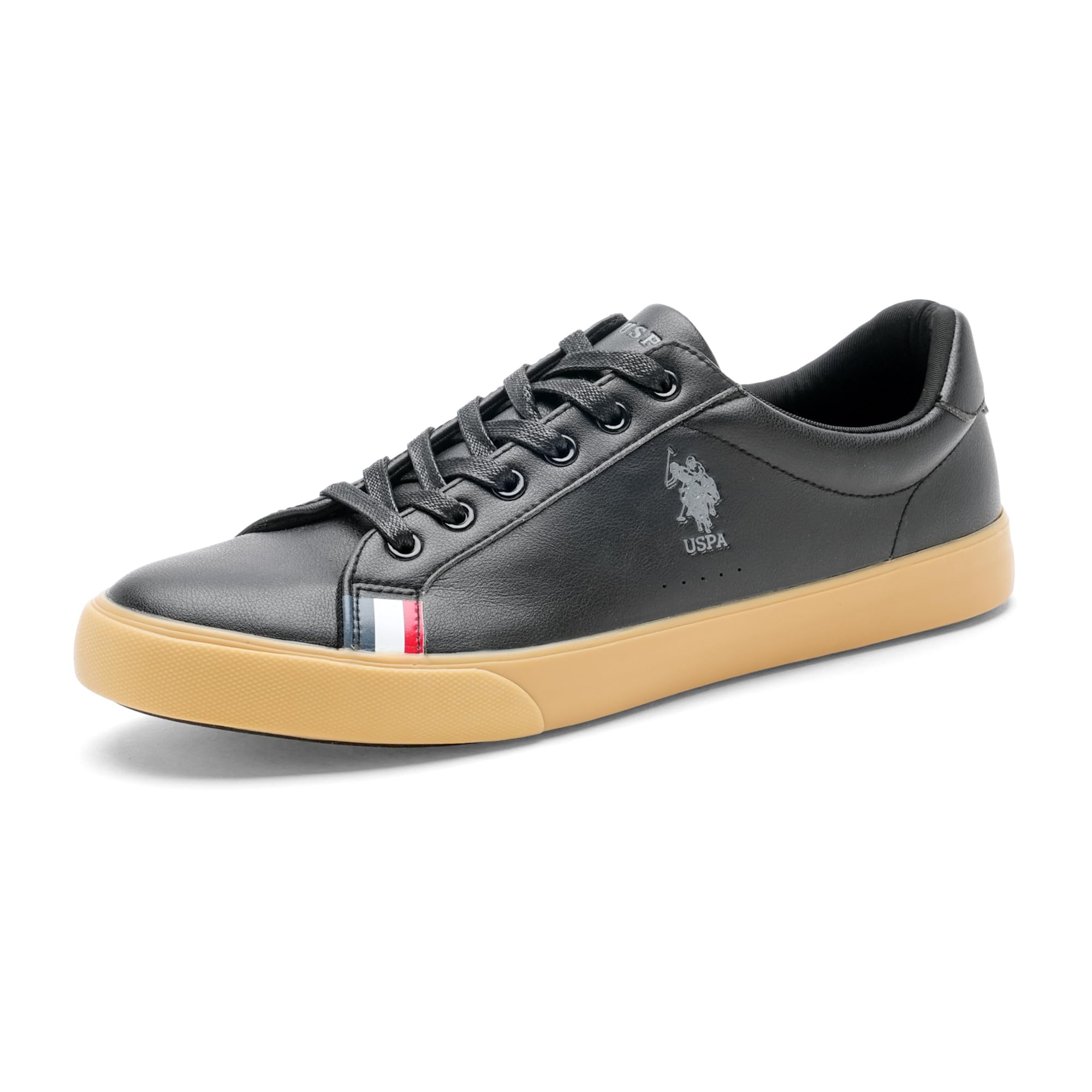 U.S. Polo Assn. Mens Black Aryn Sneakers - 9 UK (B0CN92DKML) Amazon Price History, Amazon Price Tracker